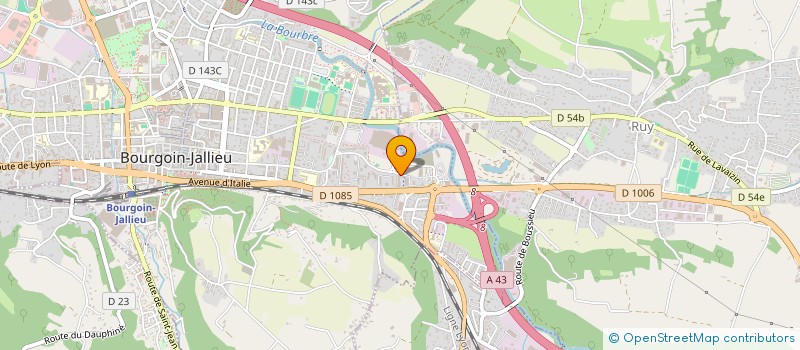 localisation de l'entreprise MONSIEUR DUNCAN PAGES  BOURGOIN-JALLIEU