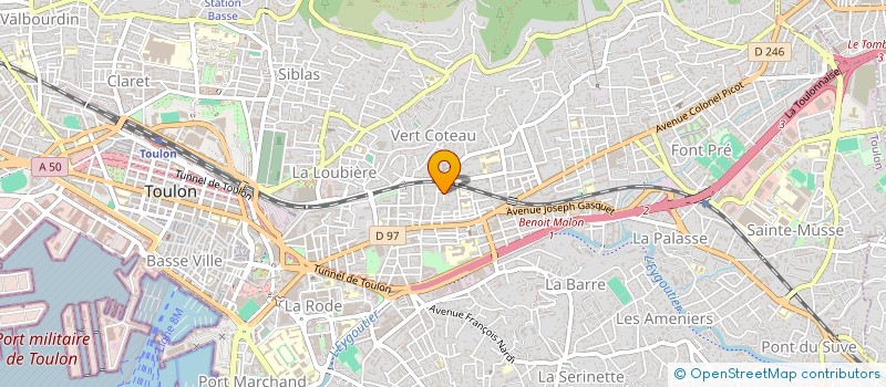 localisation de l'entreprise MONSIEUR DUNCAN PAYAN  TOULON