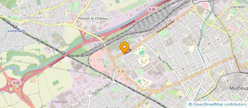 localisation de l'entreprise MONSIEUR DUNDAR AYDOGAN  MULHOUSE