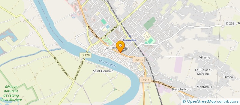 localisation de l'entreprise MONSIEUR DUNIYAGUL DILSOZ  TONNEINS