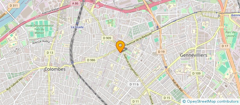 localisation de l'entreprise MONSIEUR DUPLEX KAMGANG à BOIS-COLOMBES