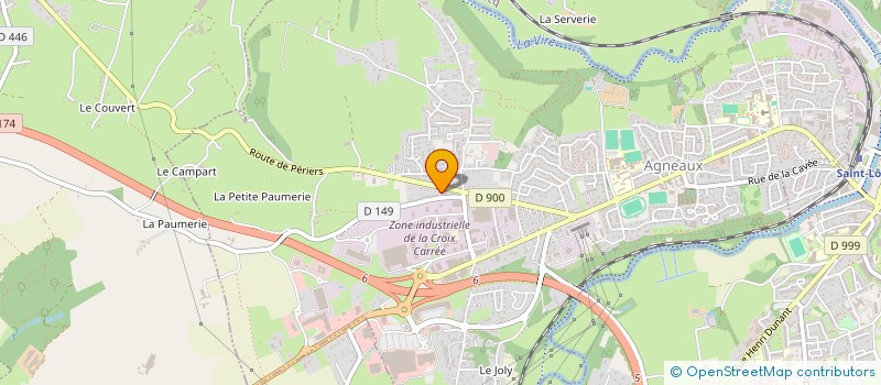 localisation de l'entreprise MONSIEUR DUPUIS HUGO  AGNEAUX