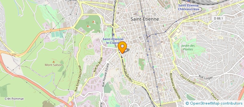 localisation de l'entreprise MONSIEUR DURAN AYDINLI à SAINT-ETIENNE