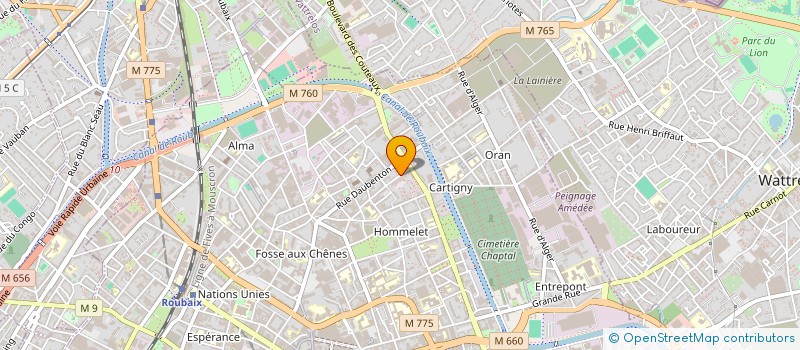 localisation de l'entreprise MONSIEUR DURAN KAHVECI  ROUBAIX