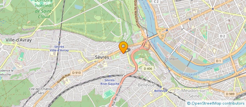 localisation de l'entreprise MONSIEUR DURANT MARTIAL à SEVRES