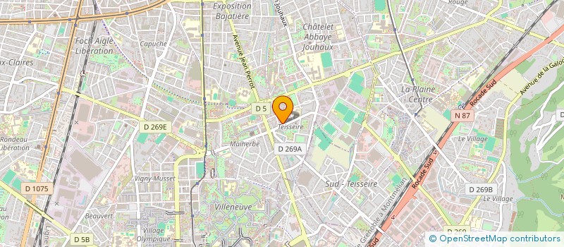 localisation de l'entreprise MONSIEUR DUREL NGOH  GRENOBLE