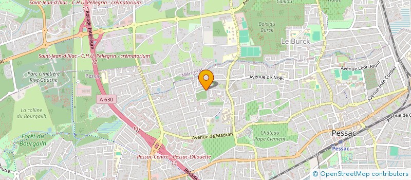 localisation de l'entreprise MONSIEUR DURET ALEXANDRE DORIAN JEAN  PESSAC