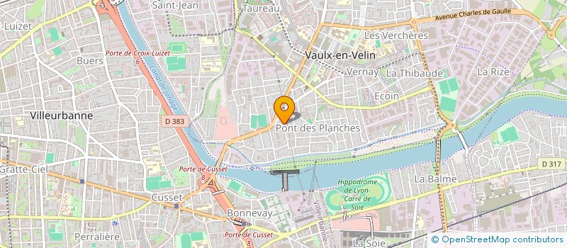 localisation de l'entreprise MONSIEUR DURHAN AYOGLU  VAULX-EN-VELIN