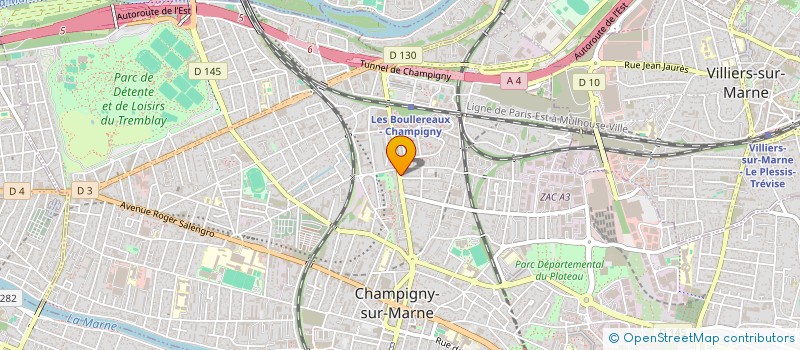 localisation de l'entreprise MONSIEUR DURIM OSMANI à CHAMPIGNY-SUR-MARNE