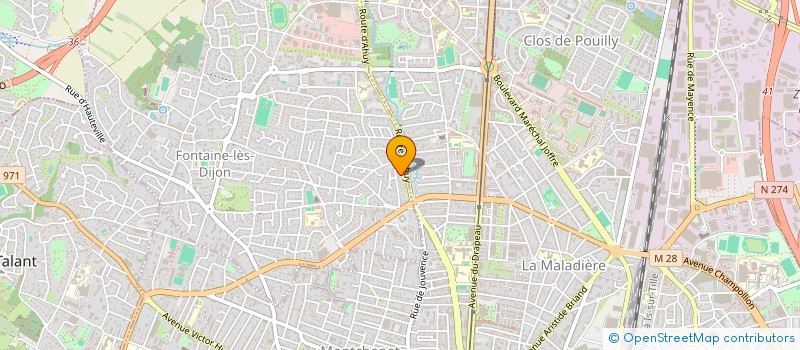 localisation de l'entreprise MONSIEUR DURIM RRAHIMI  FONTAINE-LES-DIJON