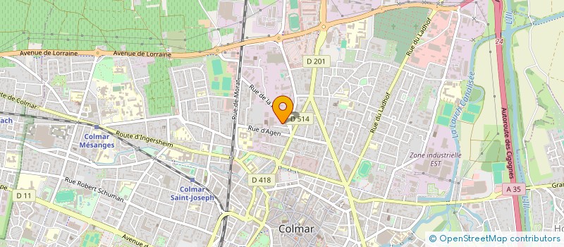 localisation de l'entreprise MONSIEUR DUSAN BOJIC  COLMAR