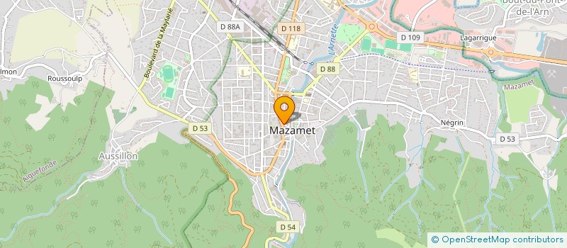 localisation de l'entreprise MONSIEUR DUSAN GOLECKY  MAZAMET