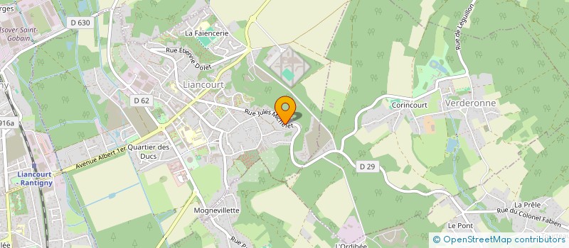 localisation de l'entreprise MONSIEUR DUSAN JAKOVLJEVIC  LIANCOURT