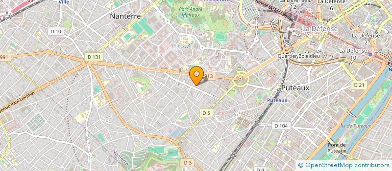 localisation de l'entreprise MONSIEUR DUSAN MILADINOVIC  NANTERRE