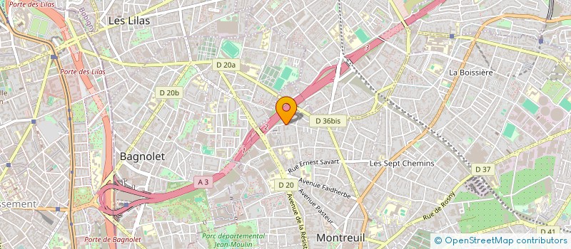 localisation de l'entreprise MONSIEUR DUSAN VUJOVIC à MONTREUIL