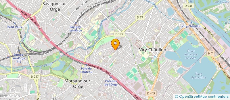 localisation de l'entreprise MONSIEUR DUSTIN BASSOUMBA KIBOUILOU à VIRY-CHATILLON