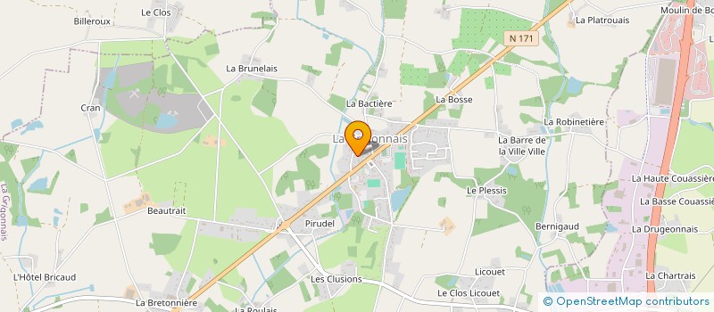 localisation de l'entreprise MONSIEUR DUSTY LEROY  LA GRIGONNAIS