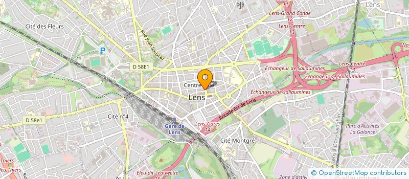 localisation de l'entreprise MONSIEUR DUSTY LEVY  LENS