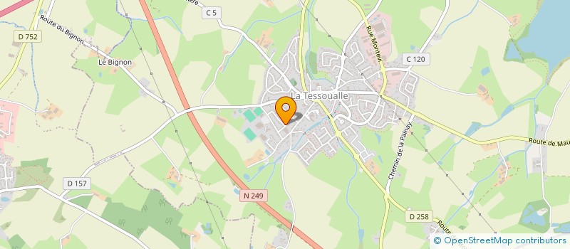 localisation de l'entreprise MONSIEUR DUSTY VINTERSTEIN  SAINT-LEGER-SOUS-CHOLET