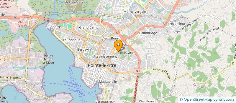 localisation de l'entreprise MONSIEUR DUTOINE BAPTISTIN à LES ABYMES