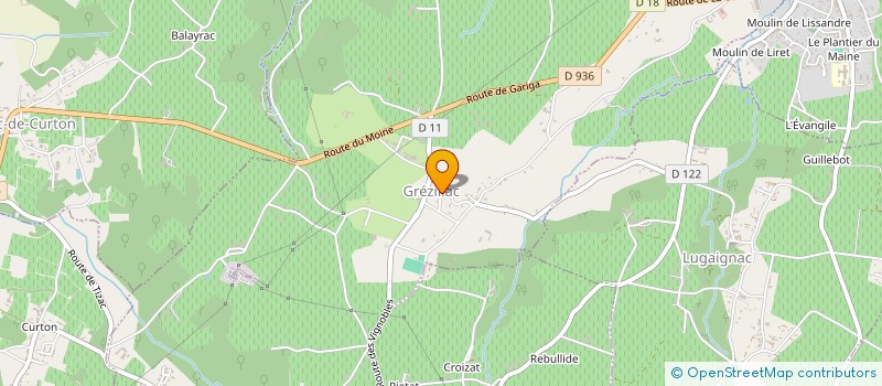 localisation de l'entreprise MONSIEUR DUVERGER DUVERGER  GREZILLAC