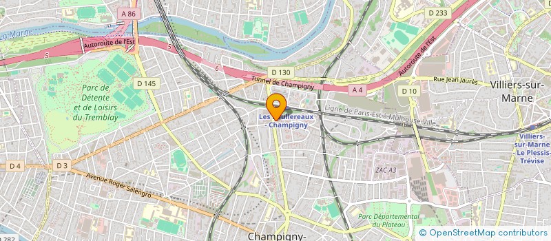 localisation de l'entreprise MONSIEUR DUY ANH PHAM  CHAMPIGNY-SUR-MARNE