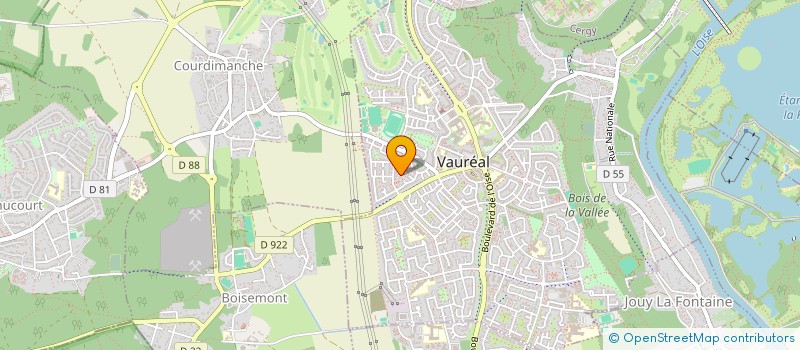 localisation de l'entreprise MONSIEUR DUY DAO  VAUREAL