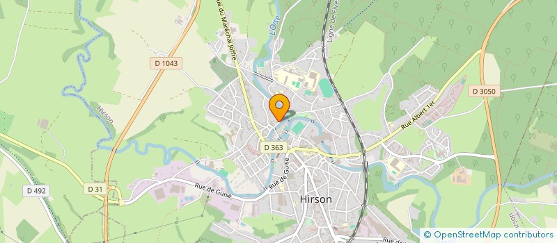 localisation de l'entreprise MONSIEUR DUY KHANH PHAM  HIRSON