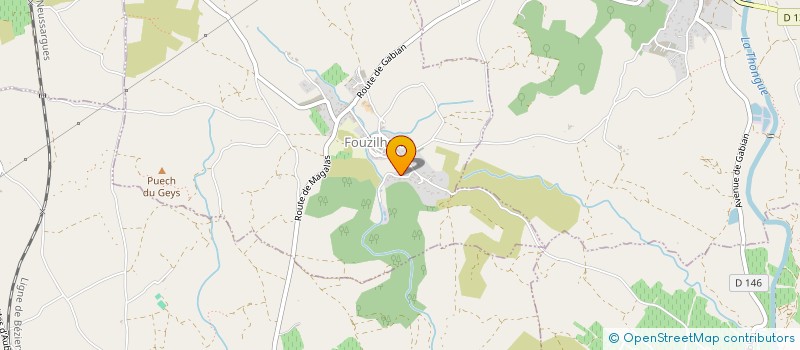 localisation de l'entreprise MONSIEUR DYAN BOUTOUTA  FOUZILHON