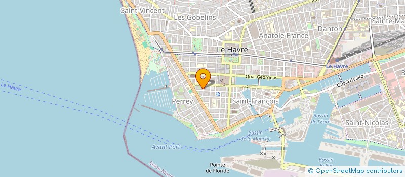 localisation de l'entreprise MONSIEUR DYANN FAURE à LE HAVRE