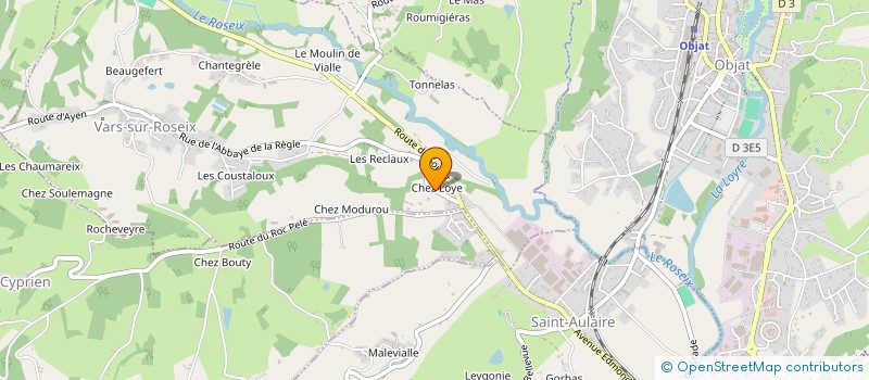 localisation de l'entreprise MONSIEUR DYCON BEAUMARIE  VARS-SUR-ROSEIX