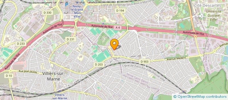 localisation de l'entreprise MONSIEUR DYKINN AZOR  NOISY LE GRAND