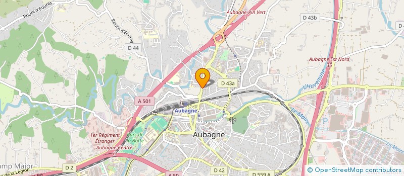 localisation de l'entreprise MONSIEUR DYLAN ABECHA  AUBAGNE