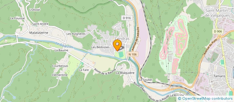 localisation de l'entreprise MONSIEUR DYLAN ADELE  CENDRAS