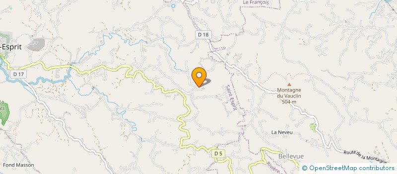 localisation de l'entreprise MONSIEUR DYLAN ADRUBAL  SAINT-ESPRIT