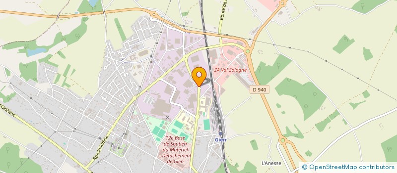 localisation de l'entreprise MONSIEUR DYLAN AHMED à GIEN