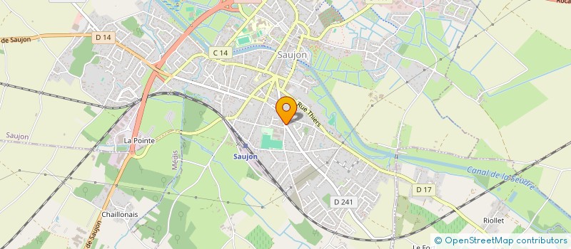 localisation de l'entreprise MONSIEUR DYLAN ANDRE JEAN BOUYER  SAUJON