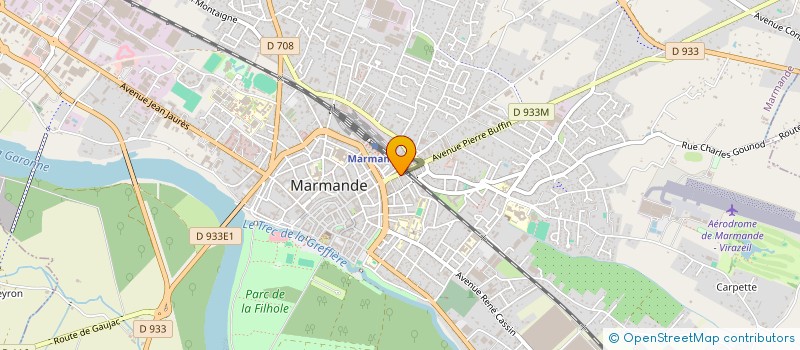 localisation de l'entreprise MONSIEUR DYLAN ANDROUSIAK  MARMANDE