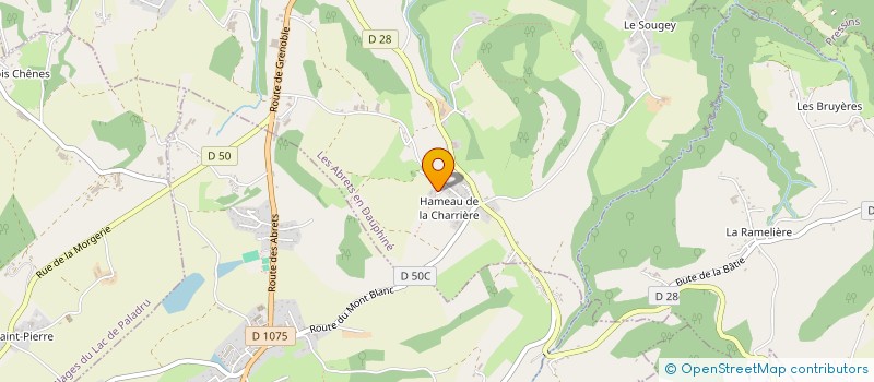 localisation de l'entreprise MONSIEUR DYLAN ANGEBAUD  LES ABRETS EN DAUPHINE