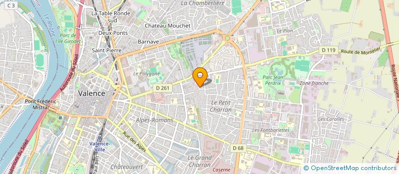 localisation de l'entreprise MONSIEUR DYLAN ARAGELIAN  VALENCE