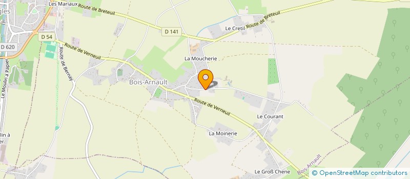 localisation de l'entreprise MONSIEUR DYLAN ARCHAMBAULT  BOIS-ARNAULT