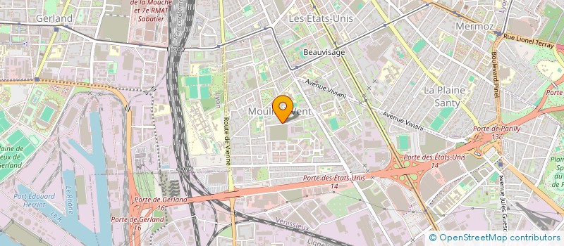 localisation de l'entreprise MONSIEUR DYLAN ATHAMNIA  VENISSIEUX