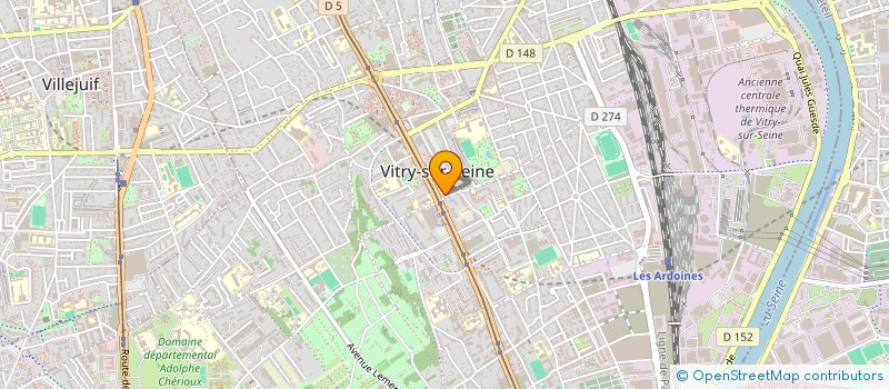 localisation de l'entreprise MONSIEUR DYLAN AU YEUNG à VITRY-SUR-SEINE