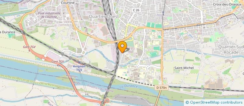 localisation de l'entreprise MONSIEUR DYLAN AUBERT  AVIGNON