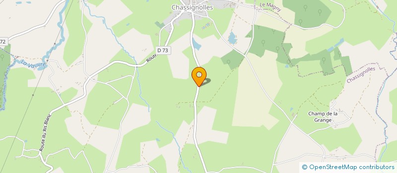 localisation de l'entreprise MONSIEUR DYLAN AUJOURDANNE  CHASSIGNOLLES