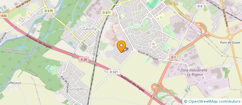 localisation de l'entreprise MONSIEUR DYLAN AVERLANT  GAUCHY