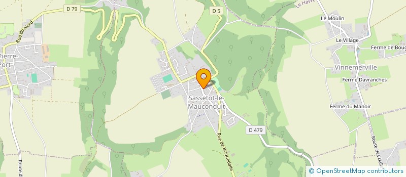 localisation de l'entreprise MONSIEUR DYLAN BACHELET  VINNEMERVILLE