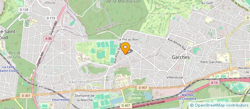 localisation de l'entreprise MONSIEUR DYLAN BAISSE  VAUCRESSON