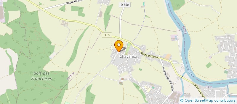 localisation de l'entreprise MONSIEUR DYLAN BALLOFFET  CHAVANOZ