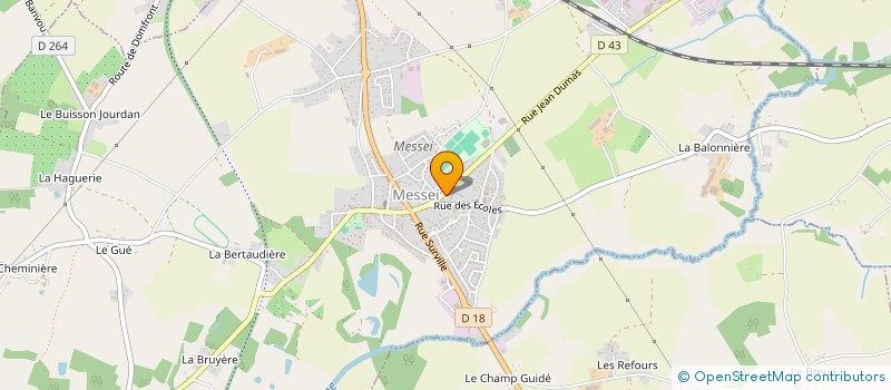 localisation de l'entreprise MONSIEUR DYLAN BALOCHE à MESSEI